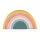 PETITE&MARS Szilikon egymásra rakható játék Rainbow Intense Ochre 12m+