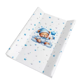 BabyLion Merev pelenkázó lap 50x70 - Kék maci
