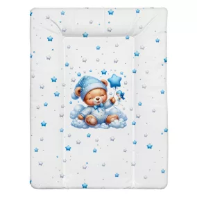 BabyLion Puha pelenkázó lap 50x70 cm - Kék maci