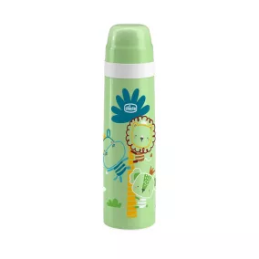 CHICCO Termoska zelená s obrázkami 500 ml