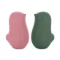   PETITE&MARS Szilikon fürdőjáték Love birds Rose Green 6hó+