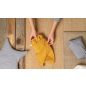VOX Pure gumis lepedő 60x120 cm - Mustard