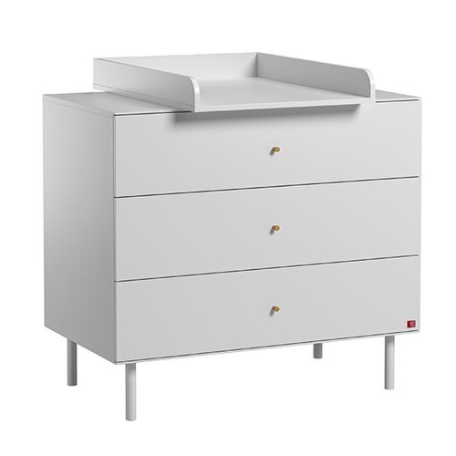 VOX Cute Fehér 3 fiókos pelenkázó komód