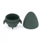   PETITE&MARS Szilikon fürdőjáték kefével Splashy Rocket Misty Green 6m+