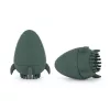 PETITE&MARS Szilikon fürdőjáték kefével Splashy Rocket Misty Green 6m+