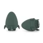   PETITE&MARS Szilikon fürdőjáték kefével Splashy Rocket Misty Green 6m+