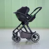 PETITE&MARS Core Pro i-Size autósülés fekete szürke 40-87 cm (0-13 kg)
