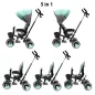 Baby Mix tricikli 5az1-ben RELAX 360° kék