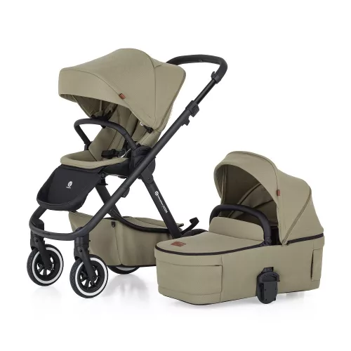 PETITE&MARS Kombinált babakocsi ICON 2in1 Mossy Green XXL AIR
