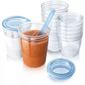 Philips Avent VIA etető szett - ételtároló poharak