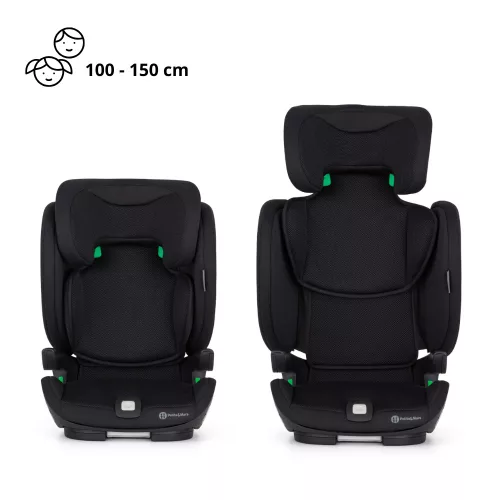 PETITE&MARS Autósülés Elite Fix Pro i-Size Coal Black Air 100-150 cm (15-36 kg)