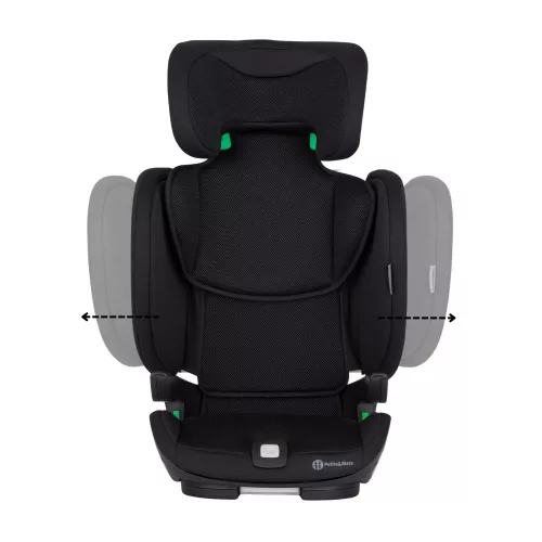 PETITE&MARS Autósülés Elite Fix Pro i-Size Coal Black Air 100-150 cm (15-36 kg)