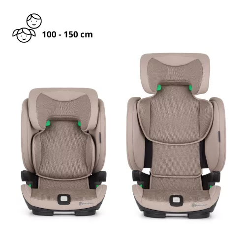 PETITE&MARS Autósülés Elite Fix Pro i-Size Tan Brown Air 100-150 cm (15-36 kg)
