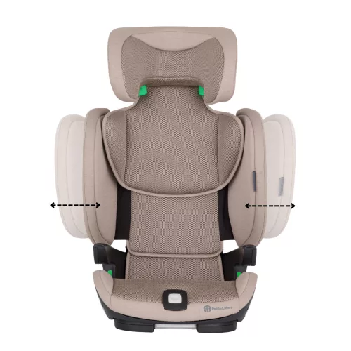 PETITE&MARS Autósülés Elite Fix Pro i-Size Tan Brown Air 100-150 cm (15-36 kg)