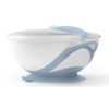 BabyOno tányér - tapadó aljú, fedeles, kanállal kék 1063/05