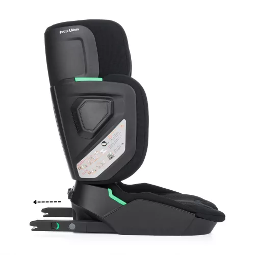 PETITE&MARS Autósülés Flex Pro i-Size Coal Black Air 100-150 cm (15-36 kg)