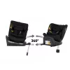 PETITE&MARS Autósülés Twistguard Pro i-Size Coal Black Air 40-150 cm(0-36 kg)