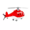 Moni Polesie műanyag alpha tűzoltó helikopter piros