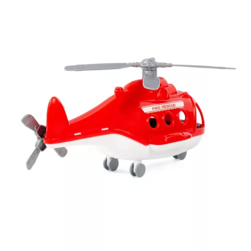 Moni Polesie műanyag alpha tűzoltó helikopter piros