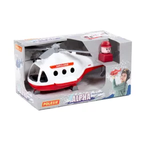 Moni Polesie műanyag alpha mentőhelikopter fehér
