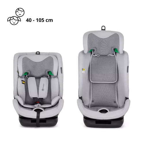 PETITE&MARS Autósülés Prime Pro i-Size Gentle Grey Air 76-150 cm (9-36 kg)