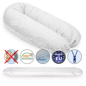   Scamp szoptatós párna univerzális pamut Grey White Little Big Stars SZPE221