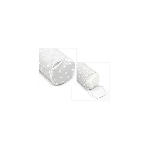 Scamp rácsvédõ hengerpárna 180cm Little Heart White Grey BRVE011 180CM