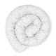 Scamp rácsvédõ hengerpárna 210cm Little Heart White Grey BRVE011 210CM