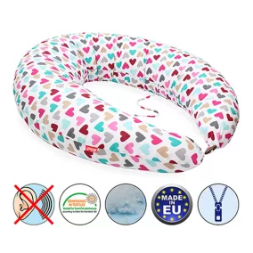   Scamp szoptatós párna formázott gombosvégû Colorful Hearts SZPG007