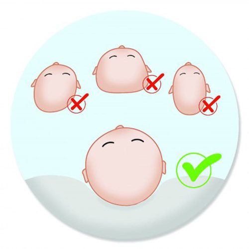 Scamp laposfejûség elleni párna Rosa Stars Dots BLP006