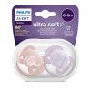 Philips AVENT játszócumi Ultrasoft Premium állatos 0-6hó lányos 2db