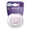 Philips AVENT játszócumi Ultrasoft Premium 6-18hó lila 1db