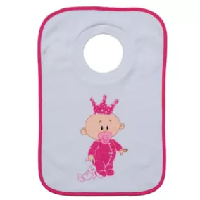 Gamberritos nyálkendõ bebújós koronás rózsaszín 10312