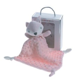   Gamberritos szundikendõ plüss buborékos anyagú rózsaszín róka 10770