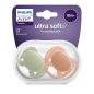   Philips AVENT játszócumi Ultrasoft Premium neutral 18hó 2db