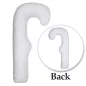   Scamp ölelõ párna F-alakú 80x150cm Little Heart White Grey FELP001_80