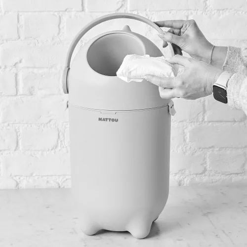 Nattou pelenka tároló Dropy fehér