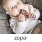Zopa rágóka szilikon Levél galambszürke