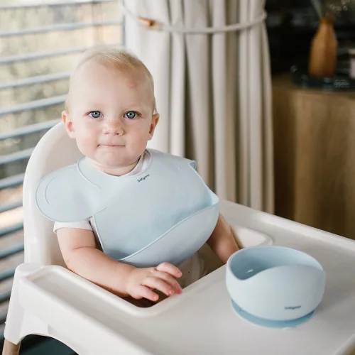 BabyOno elõke szilikon állítható kék 1639/01