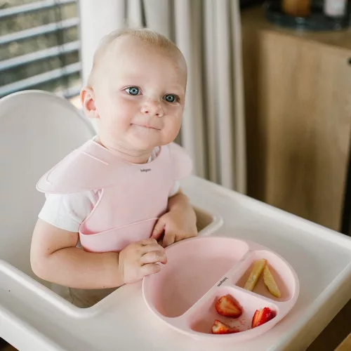 BabyOno elõke szilikon állítható rózsaszín 1639/02