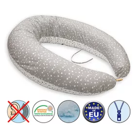   Scamp szoptatós párna formázott gombosvégû Grey Little Big Stars New SZPG015