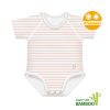 J Bimbi kombidressz 0-36 hó bambusz 4 Seasons csíkos barack 12043