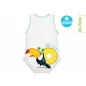  J Bimbi kombidressz 0-36 hó biopamut Summer Tropical Toucan 10864