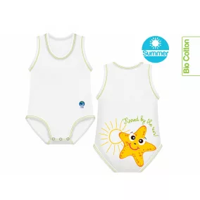   J Bimbi kombidressz 0-36 hó biopamut Summer Sealife Starfish 10866