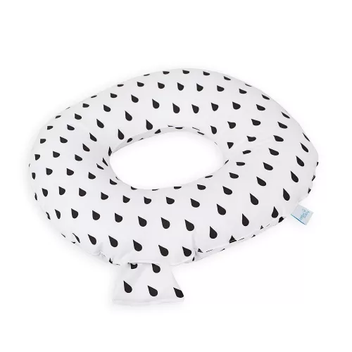 Ceba szülés utáni ülõpárna - Fánk csepp fekete-fehér