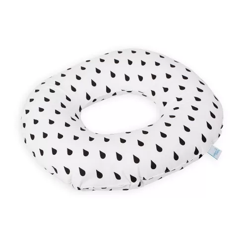 Ceba szülés utáni ülõpárna - Fánk csepp fekete-fehér