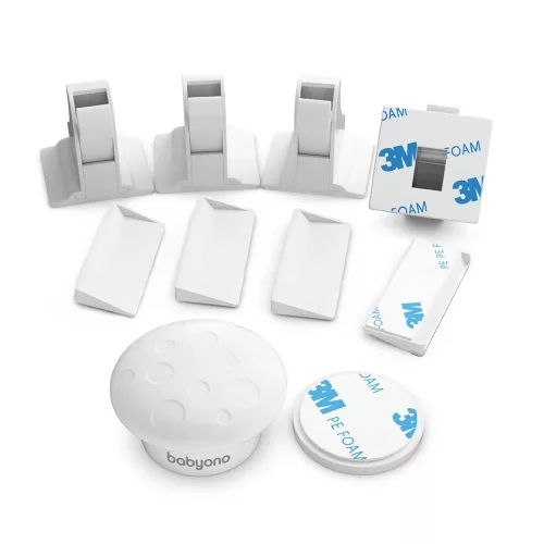 BabyOno mágneses zár bútorhoz 4 db plusz kulcs 1577