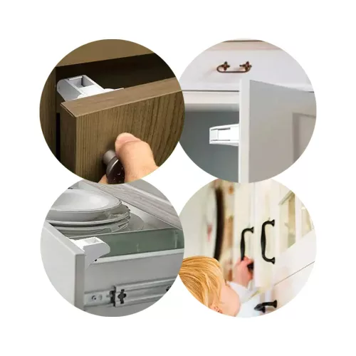 BabyOno mágneses zár bútorhoz 4 db plusz kulcs 1577