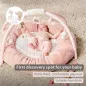   Nattou játszószõnyeg védõpárnával és játékhíddal FANFAN pink