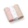 BabyOno textilpelenka színes 3db gyûrt muszlin puderrózsaszín 828/01